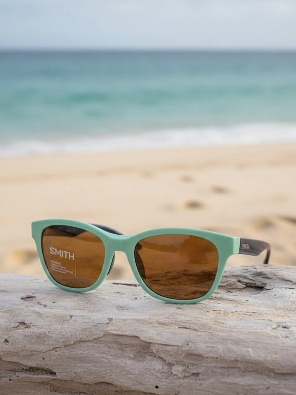 Smith Optics Caper Womens Cateye Sunglasses ChromaPop Polarized Brown Saltwater
